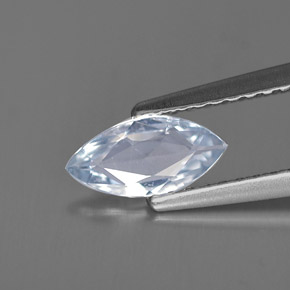 0.56 ct Blue Sapphire Gemstone, Sapphire Gem in Marquise Facet Shape for Sale.