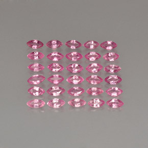 3.16 ct Pink Sapphire Gemstone, Sapphire Gem in Marquise Facet Shape for Sale.