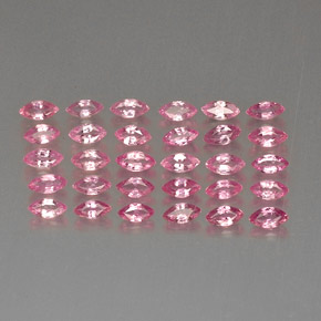 3.00 ct Pink Sapphire Stone, Natural Sapphire in Marquise Facet Shape for Sale