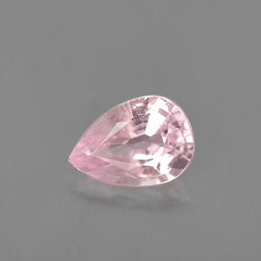 0.90 ct Pink Sapphire Gemstone, Sapphire Gem in Pear Facet Shape for Sale.