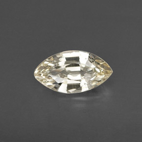 0.60 ct Yellow Sapphire Gemstone, Sapphire Gem in Marquise Facet Shape for Sale.