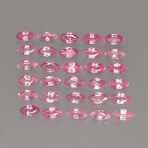 3.50 ct Pink Sapphire Stone, Natural Sapphire in Marquise Facet Shape for Sale