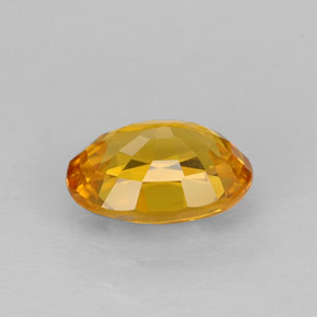 Sapphire Gemstone in 7 x 5 mm (calibrated) Size for Sale, Sapphire Stone in Yellow Golden Color