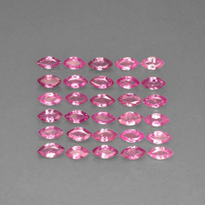 2.98 ct Pink Sapphire Gemstone, Sapphire Gem in Marquise Facet Shape for Sale.