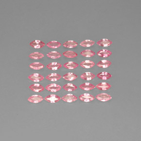 2.55 ct Pink Sapphire Stone, Natural Sapphire in Marquise Facet Shape for Sale