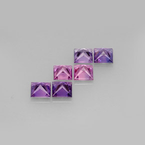 Sapphire Gemstone in 3.8 x 3.8 mm Size for Sale, Sapphire Stone in Multicolor Color