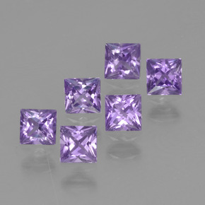 1.12 ct Violet Sapphire Gemstone, Sapphire Gem in Princess-Cut Shape for Sale.