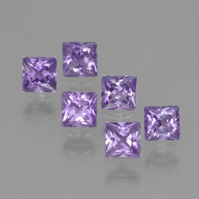1.12 ct Violet Sapphire Stone, Natural Sapphire in Princess-Cut Shape for Sale