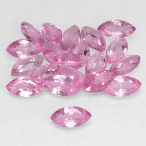 1.99 ctw Pink Sapphire Gemstones, Sapphire Gems in Marquise Facet Shape for Sale.