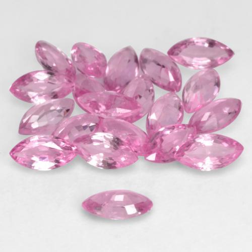 Sapphire Gemstones in 4.1 x 2.1 mm Size for Sale, Sapphire Stones in Very Light Pink Color
