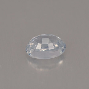 Sapphire Gemstone in 5.8 x 4.1 mm Size for Sale, Sapphire Stone in Bluish White Color