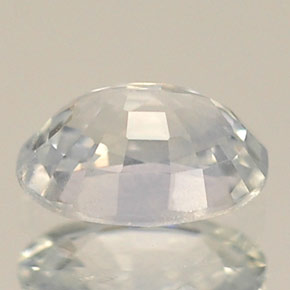 Sapphire Gemstone in 6 x 4 mm (calibrated) Size for Sale, Sapphire Stone in Bluish White Color