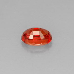 Sapphire Gemstone in 6 x 4 mm (calibrated) Size for Sale, Sapphire Stone in Red Orange Color