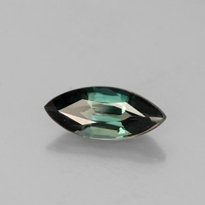 1.16 ct Green Sapphire Stone, Natural Sapphire in Marquise Facet Shape for Sale