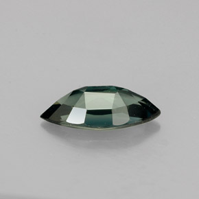 Sapphire Gemstone in 10 x 4.4 mm Size for Sale, Sapphire Stone in Bluish Green Color