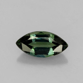 1.05 ct Green Sapphire Gemstone, Sapphire Gem in Marquise Facet Shape for Sale.