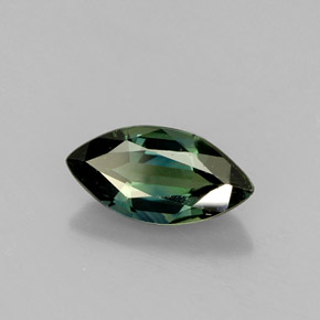 1.05 ct Green Sapphire Stone, Natural Sapphire in Marquise Facet Shape for Sale