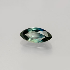 1.03 ct Green Sapphire Stone, Natural Sapphire in Marquise Facet Shape for Sale
