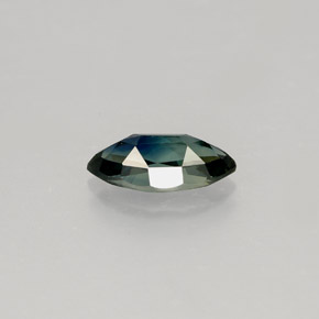 Sapphire Gemstone in 9 x 4.3 mm Size for Sale, Sapphire Stone in Bluish Green Color