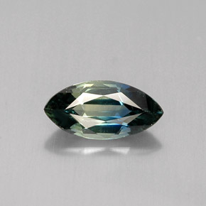 0.82 ct Green Sapphire Gemstone, Sapphire Gem in Marquise Facet Shape for Sale.