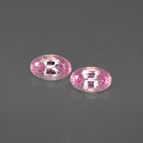 0.64 ct Pink Sapphire Gemstone, Sapphire Gem in Oval Facet Shape for Sale.