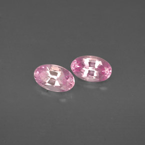 0.64 ct Pink Sapphire Stone, Natural Sapphire in Oval Facet Shape for Sale
