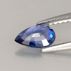 Sapphire Gemstone in 7 x 5 mm (calibrated) Size for Sale, Sapphire Stone in Cornflower Blue Color