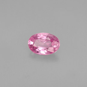0.60 ct Pink Sapphire Stone, Natural Sapphire in Oval Facet Shape for Sale
