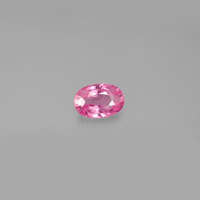 0.59 ct Pink Sapphire Gemstone, Sapphire Gem in Oval Facet Shape for Sale.