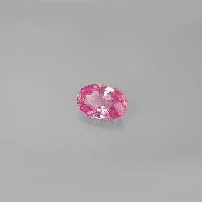 0.59 ct Pink Sapphire Stone, Natural Sapphire in Oval Facet Shape for Sale