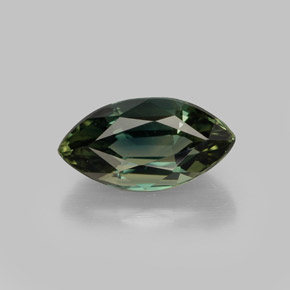 1.80 ct Green Sapphire Gemstone, Sapphire Gem in Marquise Facet Shape for Sale.