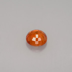 Sapphire Gemstone in 5 mm (calibrated) Size for Sale, Sapphire Stone in Mandarin Orange Color