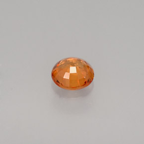 Sapphire Gemstone in 5 mm (calibrated) Size for Sale, Sapphire Stone in Mandarin Orange Color