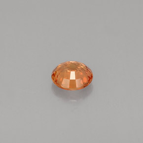 Sapphire Gemstone in 5 mm (calibrated) Size for Sale, Sapphire Stone in Yellow Orange Color
