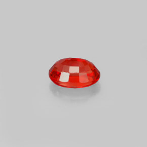 Sapphire Gemstone in 6 x 4 mm (calibrated) Size for Sale, Sapphire Stone in Red Orange Color