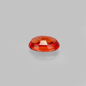 Sapphire Gemstone in 6 x 4 mm (calibrated) Size for Sale, Sapphire Stone in Reddish Orange Color