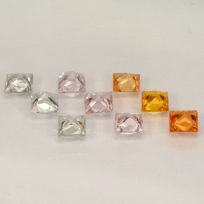 Sapphire Gemstone in 3.1 x 2.9 mm Size for Sale, Sapphire Stone in Multicolor Color