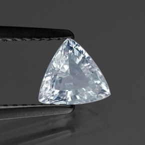 0.80 ct Blue Sapphire Stone, Natural Sapphire in Trillion Facet Shape for Sale
