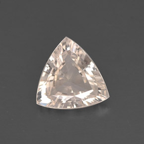 0.69 ct Orange Sapphire Gemstone, Sapphire Gem in Trillion Facet Shape for Sale.