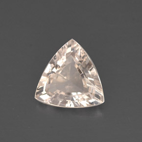 0.69 ct Orange Sapphire Stone, Natural Sapphire in Trillion Facet Shape for Sale
