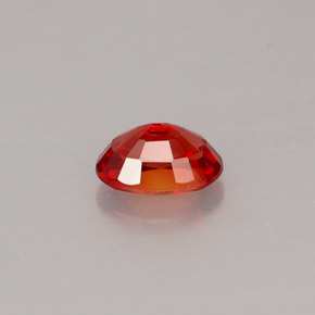 Sapphire Gemstone in 6 x 4 mm (calibrated) Size for Sale, Sapphire Stone in Reddish Orange Color