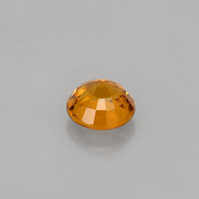 Sapphire Gemstone in 6 mm (calibrated) Size for Sale, Sapphire Stone in Mandarin Orange Color