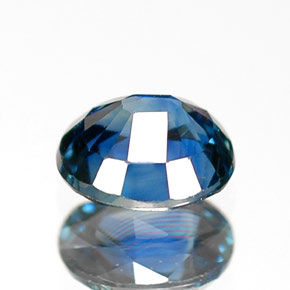 Sapphire Gemstone in 5.4 x 4.6 mm Size for Sale, Sapphire Stone in Cornflower Blue Color