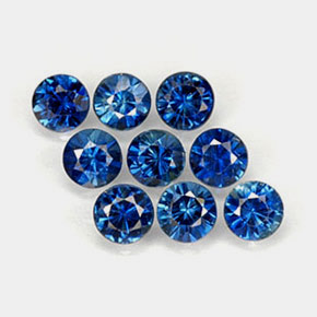 1.24 ct Blue Sapphire Gemstone, Sapphire Gem in Diamond-Cut Shape for Sale.