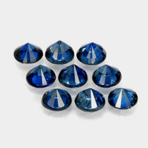 Sapphire Gemstone in 3 mm (calibrated) Size for Sale, Sapphire Stone in Cornflower Blue Color