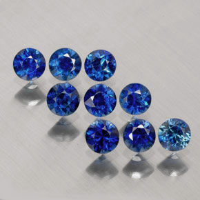 1.18 ct Blue Sapphire Gemstone, Sapphire Gem in Diamond-Cut Shape for Sale.