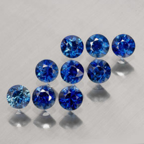 1.18 ct Blue Sapphire Stone, Natural Sapphire in Diamond-Cut Shape for Sale