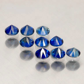 Sapphire Gemstone in 2.9 mm Size for Sale, Sapphire Stone in Blue Color