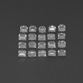 Sapphire Gemstone in 2.4 x 2.4 mm Size for Sale, Sapphire Stone in White Color