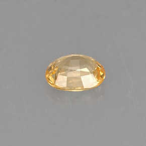 Sapphire Gemstone in 5 x 4 mm Size for Sale, Sapphire Stone in Yellow Golden Color
